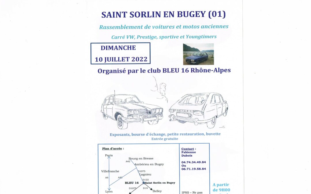 Rassemblement annuel à Saint-Sorlin-en-Bugey