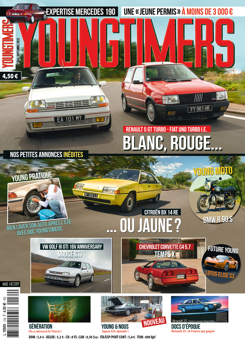 Youngtimers n°134 septembre 2022