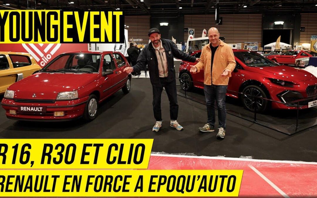 R16, R30, CLIO : RENAULT FÊTE TROIS ANNIVERSAIRES A EPOQU’AUTO !