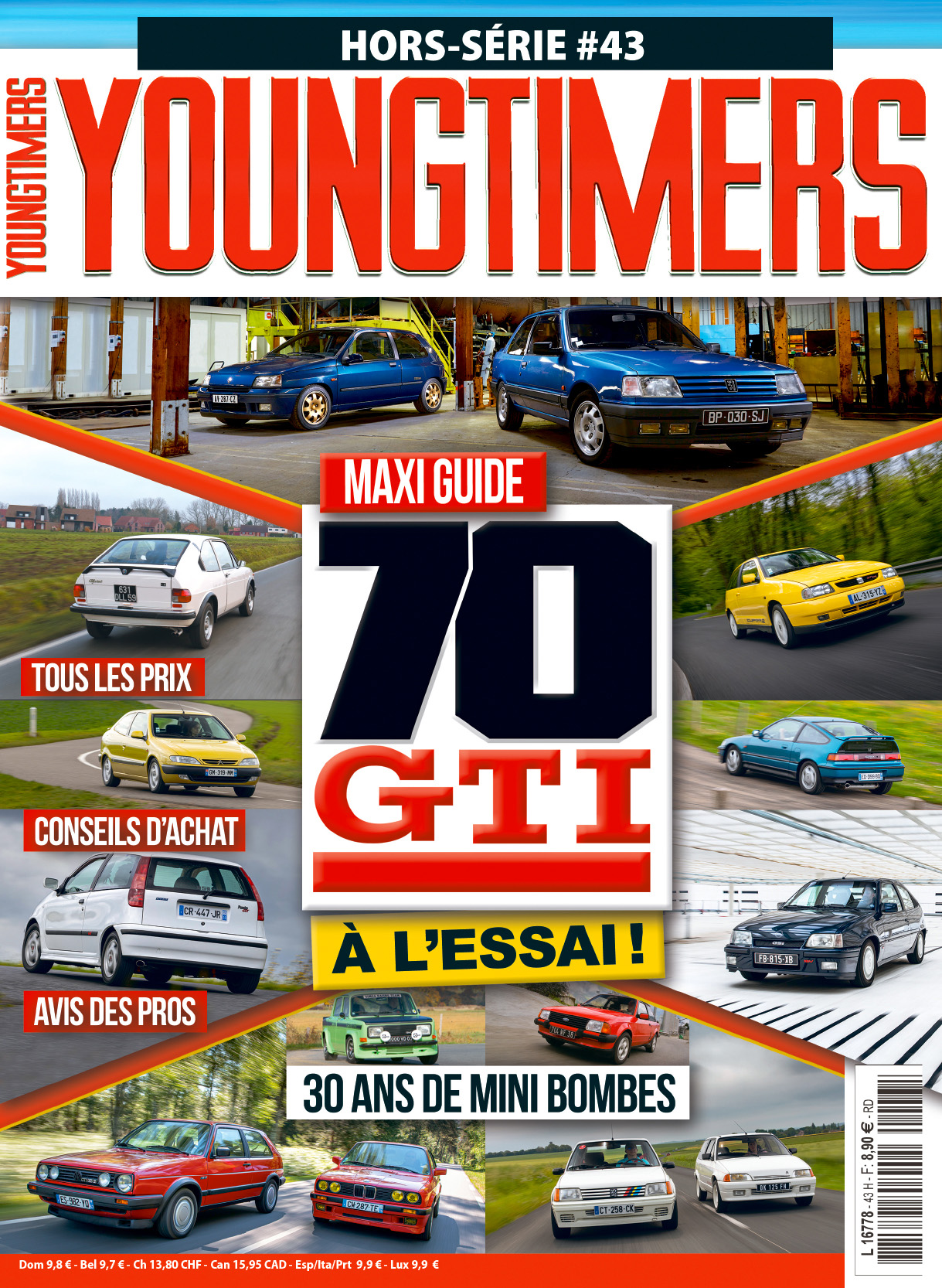 Hors-série Youngtimers n°43 : "Maxi guide, 70 GTI à l'essai !"