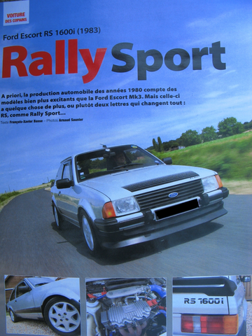 FORD ESCORT RS1600i